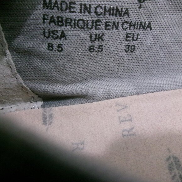 New REVITALIGN " Inca " Leather Silver Metallic Ballet Flats Shoes 8.5 Round Toe - Picture 14 of 14